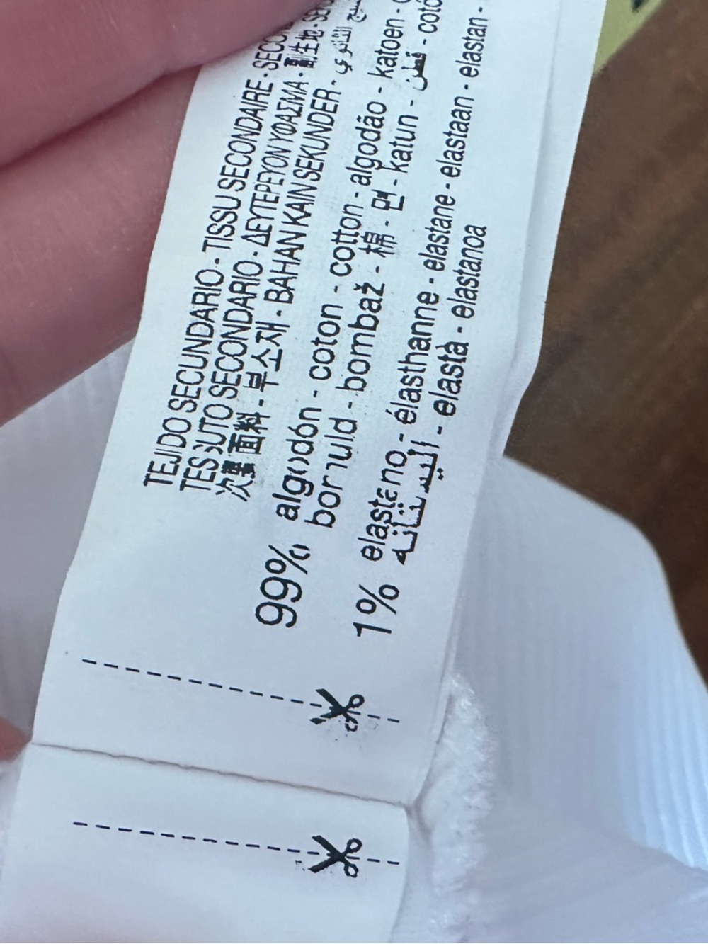 Zara White Rib-Hem Short Sleeve Shoulder pad Top -  Women's Casual Tee L NWT - Picture 6 of 6